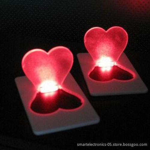 LED Light Card Gifts, Made of ABS